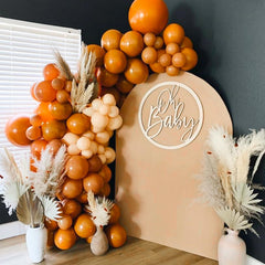 PartyWoo balloon garland closeup highlights durable latex and smooth finish for lasting decor