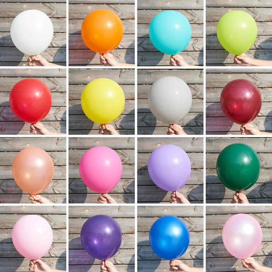 PartyWoo colorful latex balloons provide durable, long-lasting party decor.