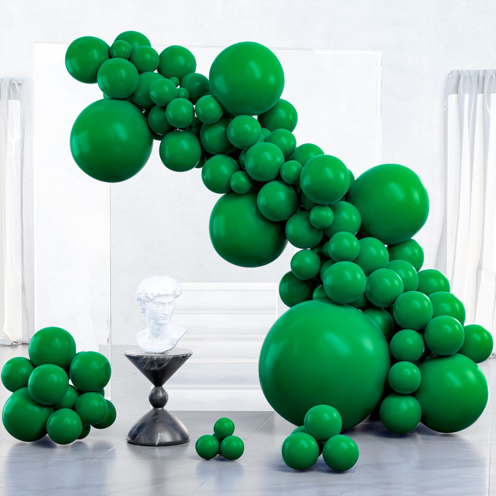 PartyWoo dark green balloons 36 inch arch for graduations