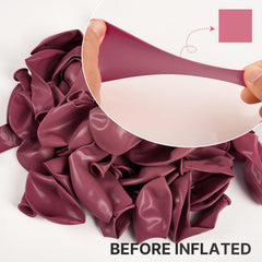 PartyWoo dark pink balloons 12in add bold color to weddings and birthdays