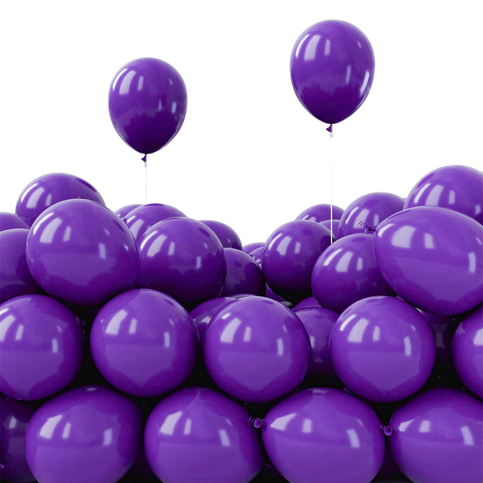 PartyWoo dark purple 5inch balloons pack for vibrant party decor