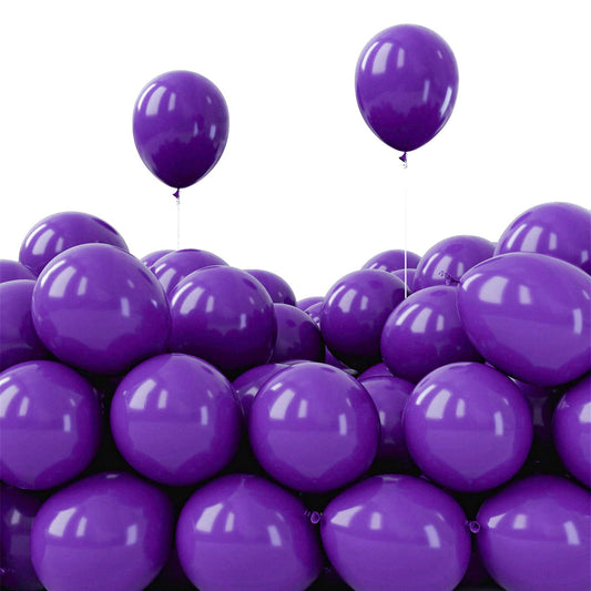PartyWoo dark purple 5inch balloons pack for vibrant party decor