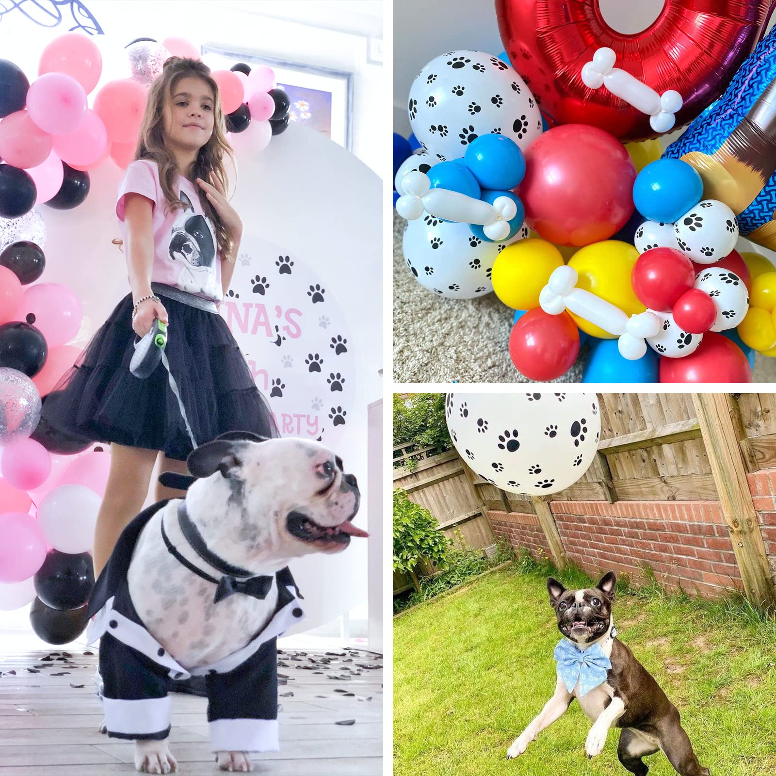 PartyWoo dog birthday balloons ideal for festive balloon assemblies