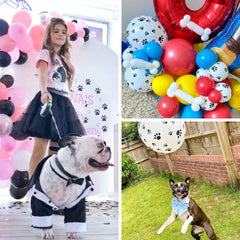 PartyWoo dog birthday balloons ideal for festive balloon assemblies