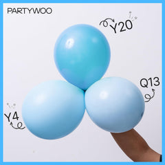 PartyWoo light blue balloons for garland setups and photo-worthy decorations.