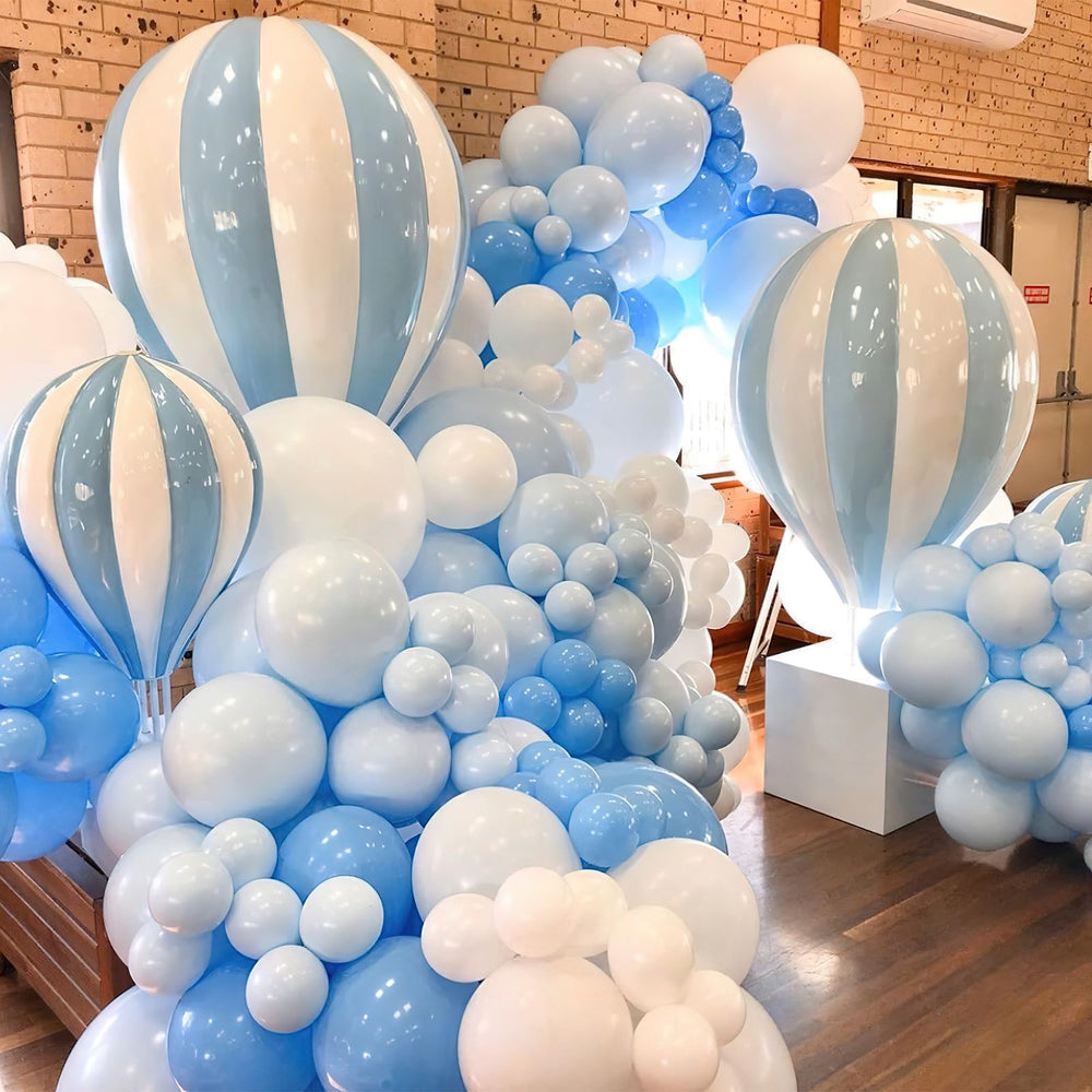 PartyWoo pastel blue balloons ideal for birthdays and party decor