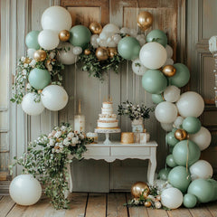 PartyWoo gold confetti balloons 12-inch for festive sparkle.