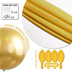 PartyWoo graduation backdrop using gold balloons for memorable photos.