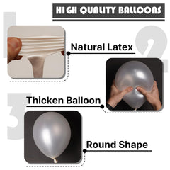Helium-filled PartyWoo balloons add graceful floating accents to events.