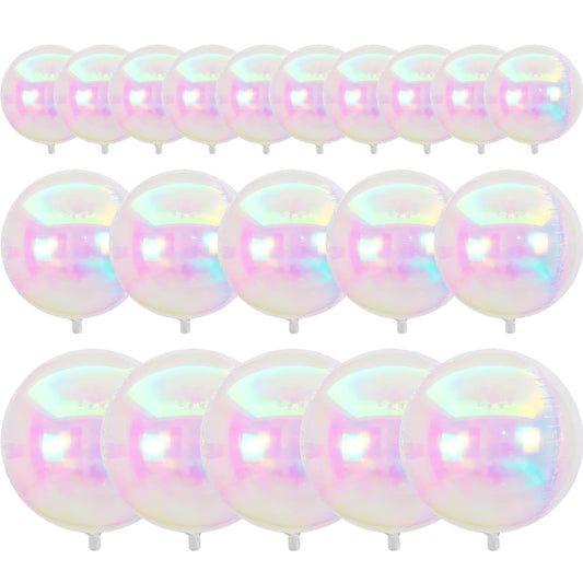 PartyWoo 10-inch iridescent foil balloons for vibrant, eye-catching décor.
