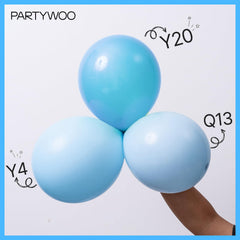 PartyWoo light-blue 10-inch balloons versatile for centerpieces and garlands