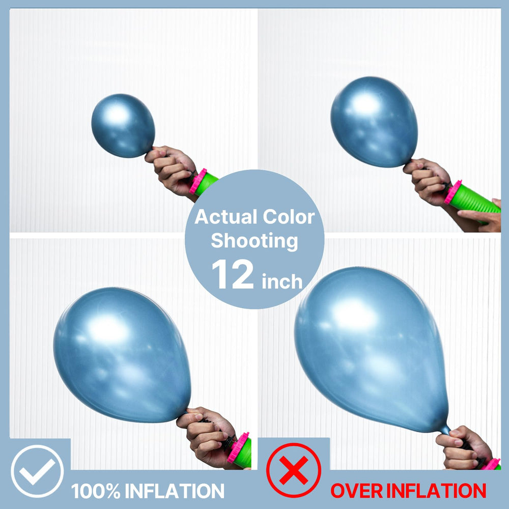 PartyWoo light-blue 5-inch balloons for delicate decorative accents