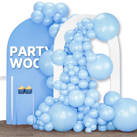 PartyWoo light blue 18-inch balloons for bold arches