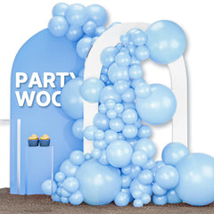 PartyWoo light blue 18-inch balloons for bold arches