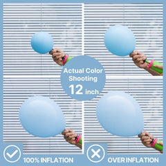 PartyWoo 5-inch light blue balloons fill small accents without overpowering visuals.