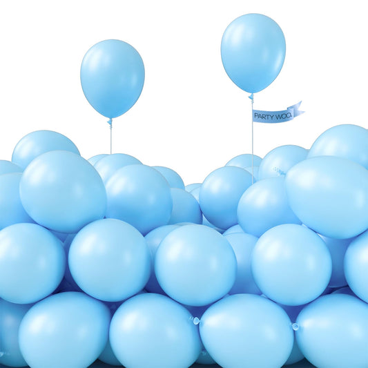 PartyWoo light blue balloons pack for vibrant party decor and coordinated color themes.