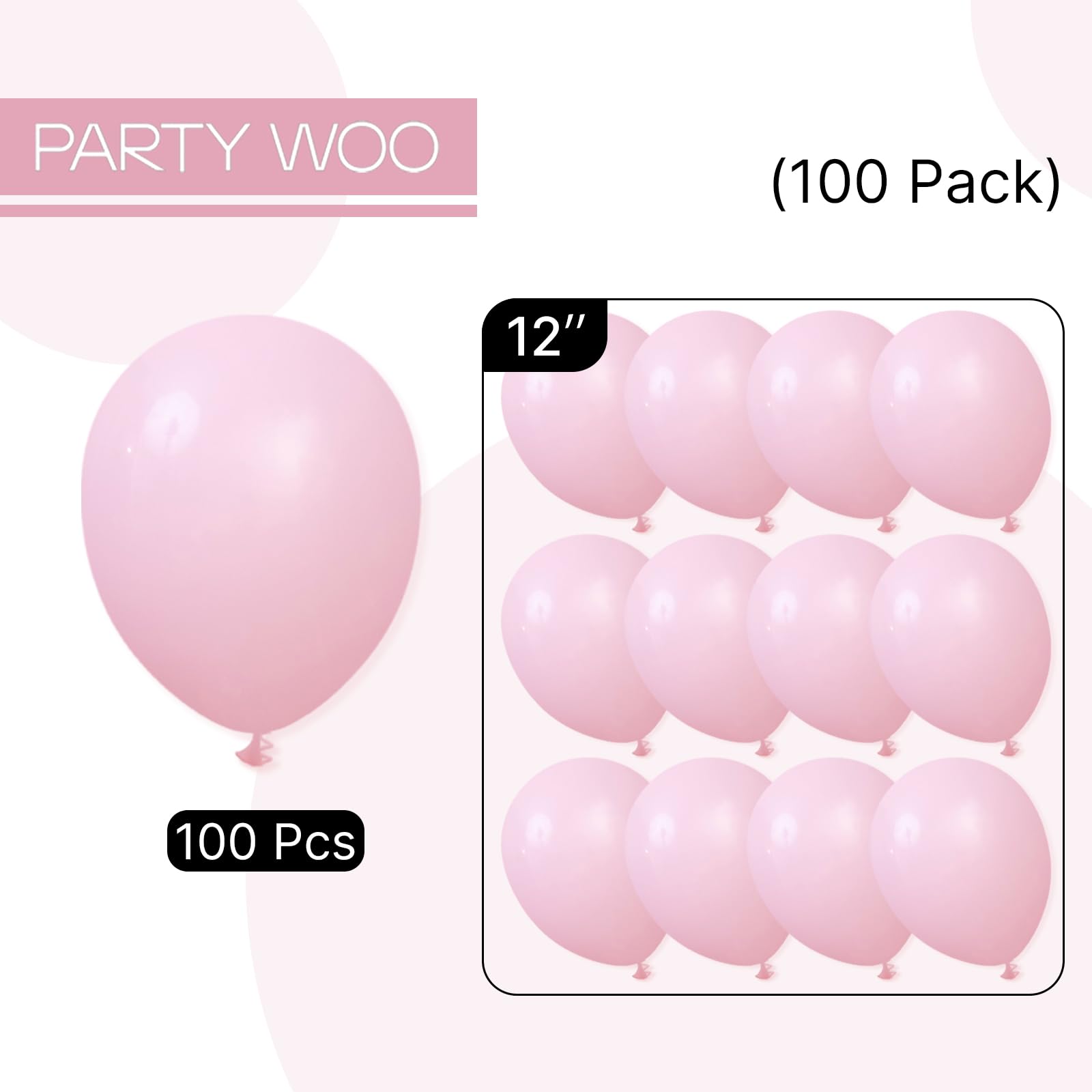 PartyWoo light pink balloons suit bachelorette parties with cheerful ambiance.