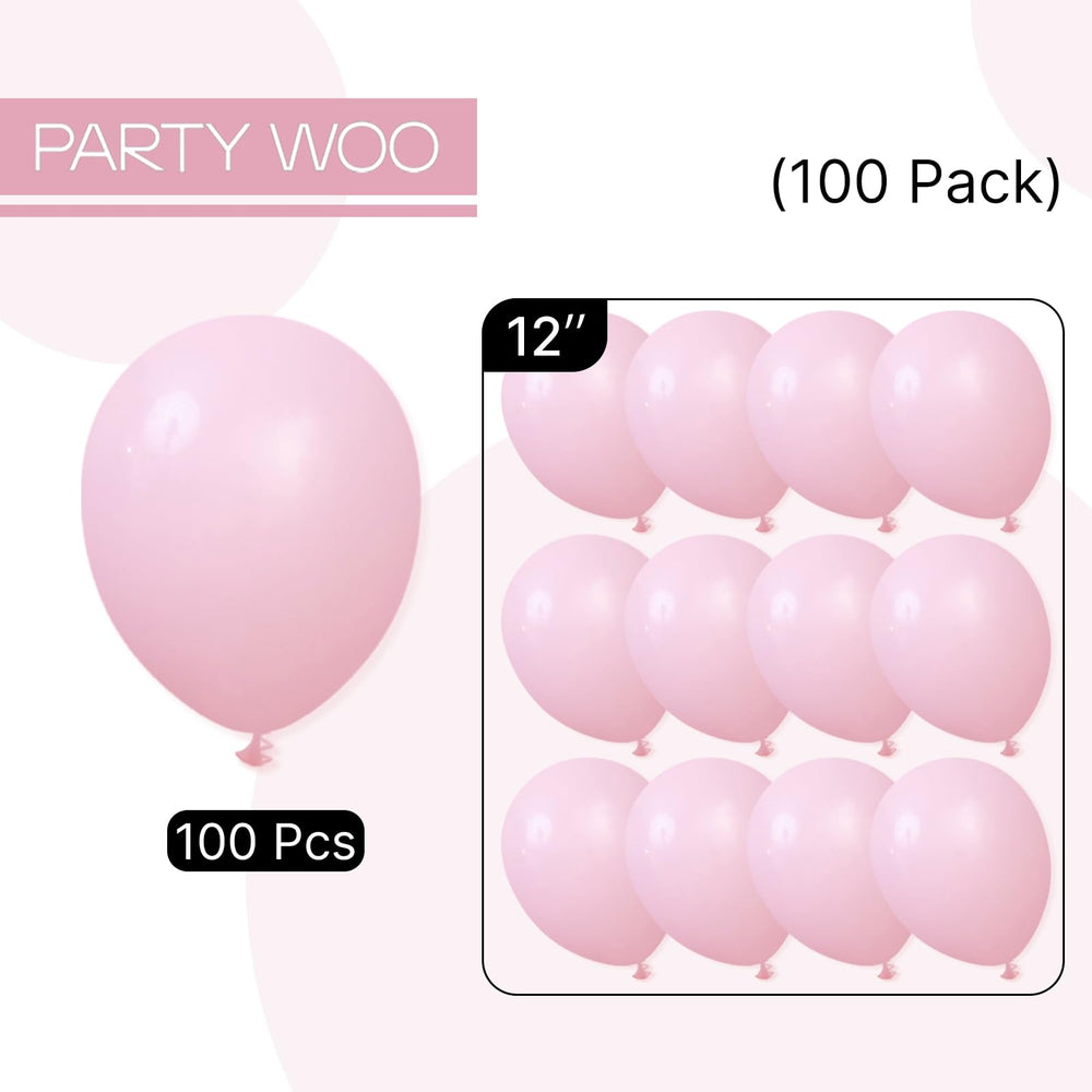 PartyWoo light pink balloons suit bachelorette parties with cheerful ambiance.