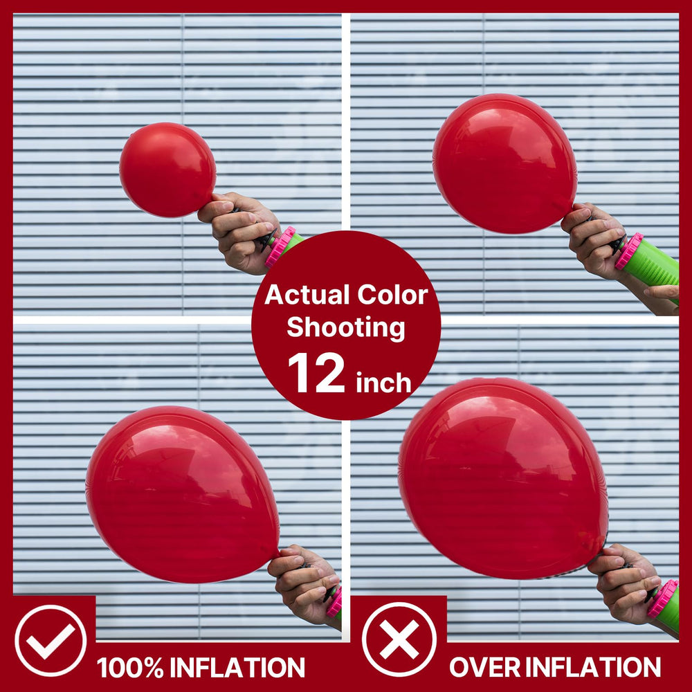 PartyWoo maroon 10-inch balloons perfect for filler accents and bouquets.