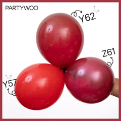 PartyWoo maroon 10 inch balloon versatile for table garlands and accents