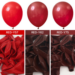 PartyWoo maroon balloons 10-inch versatile party decoration set