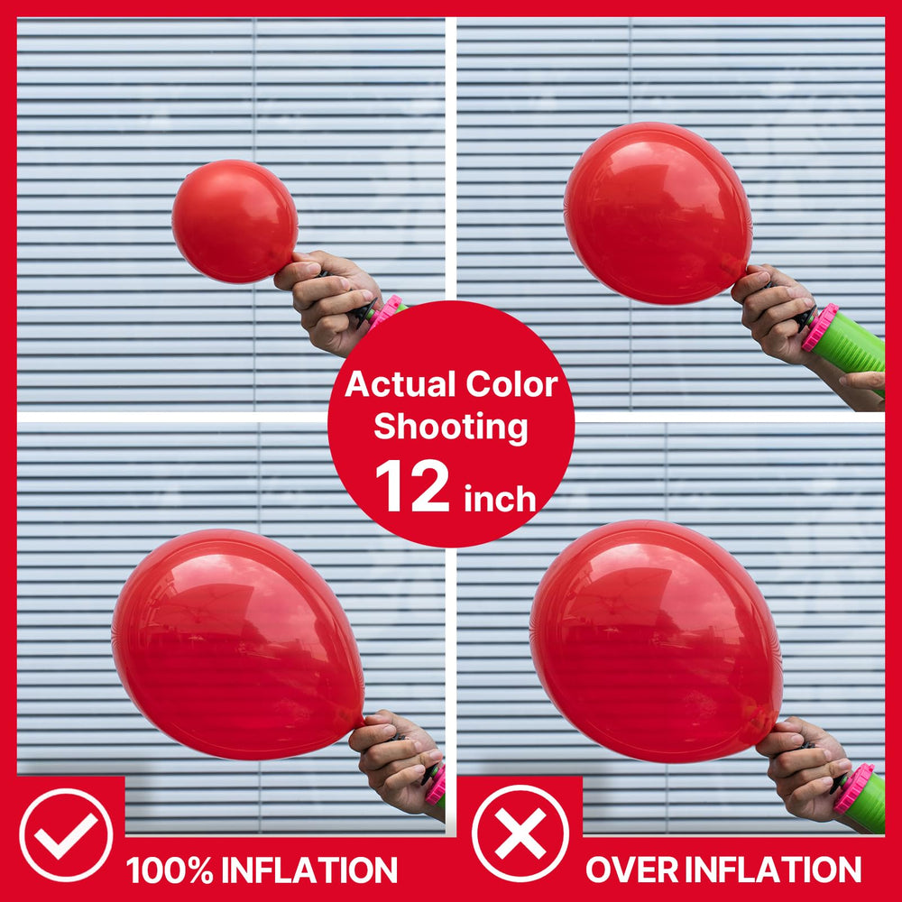 PartyWoo matte red balloons 18-inch bring bold color to any celebration.