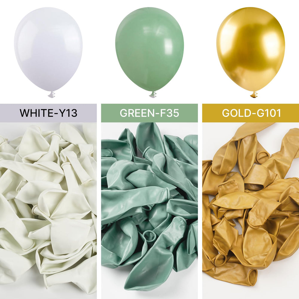 PartyWoo metallic gold balloons 12-inch for a luxe accent.