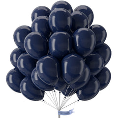 PartyWoo navy blue balloon pack 50 for cohesive party accents