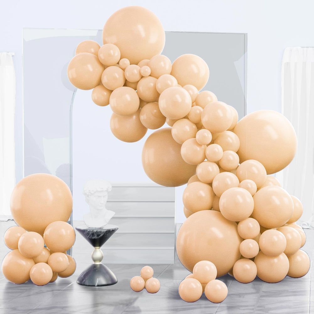 PartyWoo Nude 18-inch balloons for elegant arches and garlands.