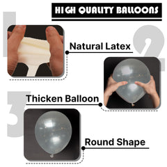 PartyWoo Clear Balloons versatility for weddings baby showers and celebrations
