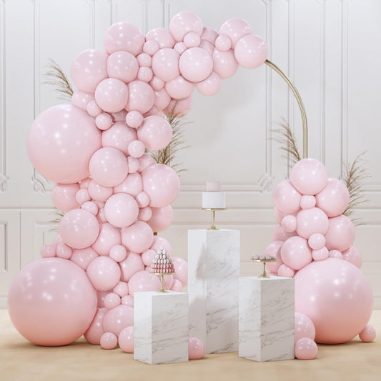 PartyWoo pale pink 18 inch balloons for elegant arches and centerpieces