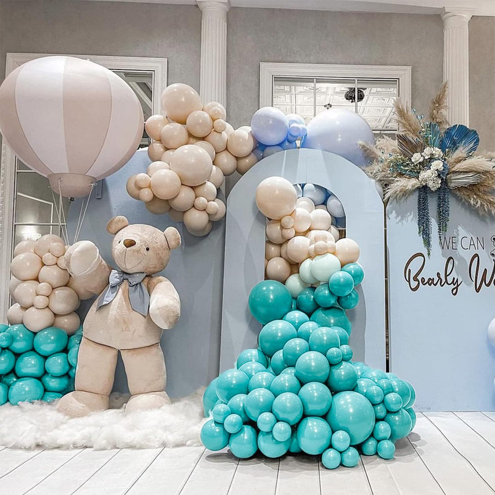 PartyWoo teal balloons provide versatile decor ideas for graduation, weddings, and more.