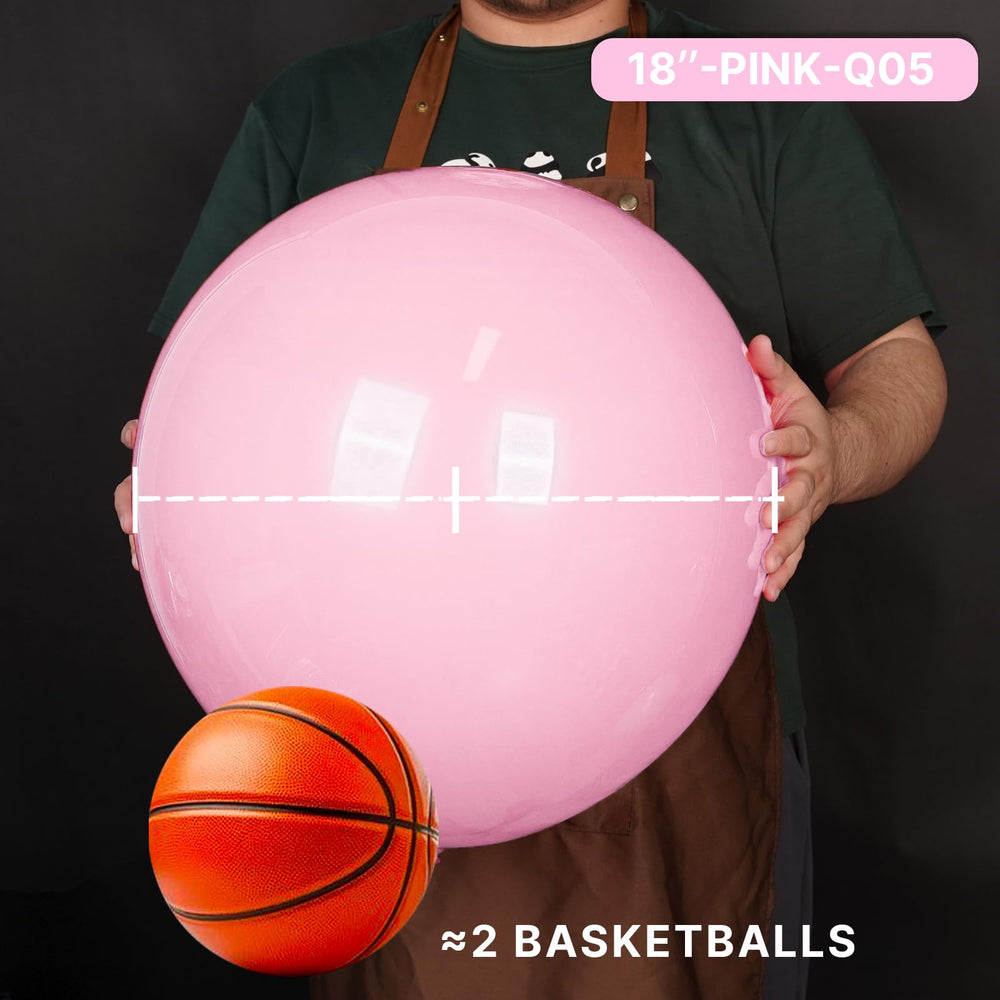 PartyWoo pastel pink latex balloons for elegant celebrations