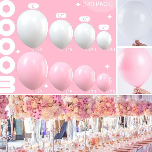 PartyWoo pastel 12-inch balloons ideal for elegant arch accents.