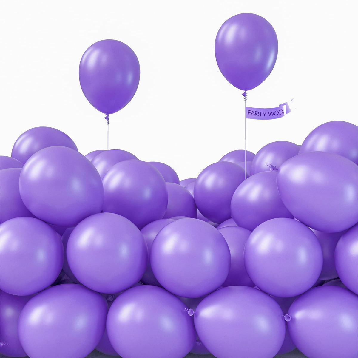 PartyWoo purple balloons 5in pack for vibrant decor that lasts