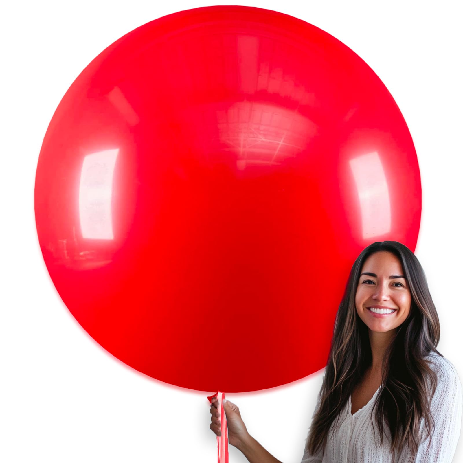 PartyWoo red 36-inch balloons for dramatic arches and centerpieces