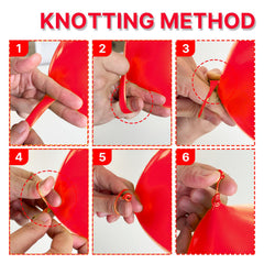 PartyWoo included ribbons for easy tying and garland assembly