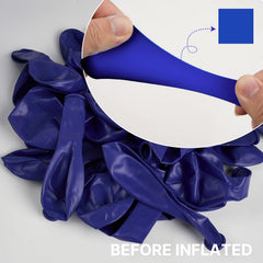 PartyWoo royal blue 12-inch balloons for versatile decor and garlands
