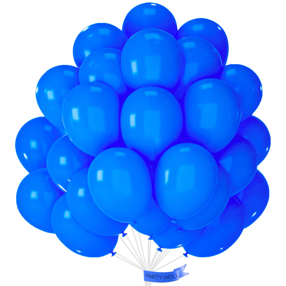 PartyWoo Royal Blue Balloons 50-pack for vibrant wedding and party decor