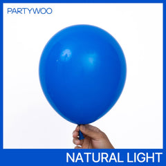 PartyWoo Royal Blue Balloons for baby showers and gender reveal decor