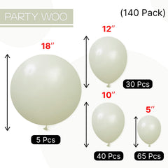 PartyWoo sage green wedding decor idea for elegant celebrations.
