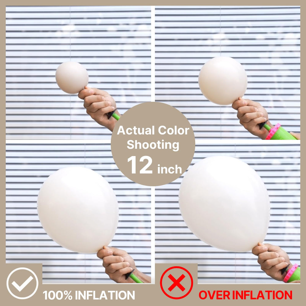 PartyWoo sand 18-inch balloons add warm tone for baby showers or engagements