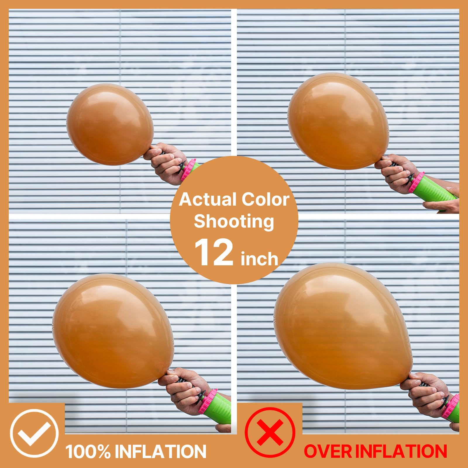 PartyWoo tan balloons 5-inch boho for delicate filler accents.