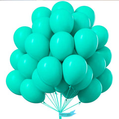 PartyWoo teal balloons 12 inch pack ideal for vibrant birthday party decor