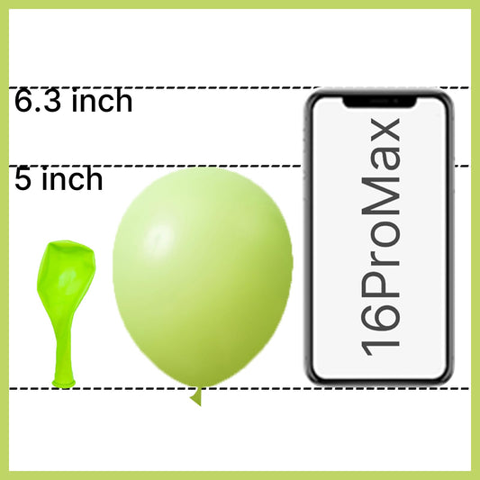 PartyWoo thick durable latex balloons stay full longer for centerpieces