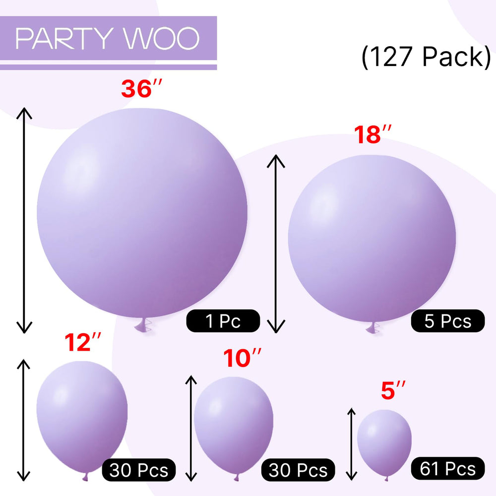 PartyWoo thick durable latex balloons ensure long-lasting, full shapes.