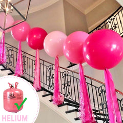 PartyWoo white 5in balloons included to add contrast