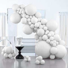 PartyWoo white 36-inch balloons for dramatic wedding arches and centerpieces.