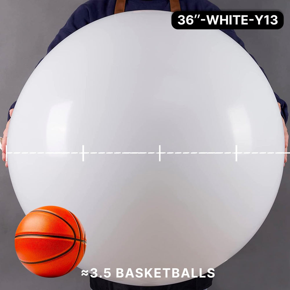 PartyWoo 5-inch white balloons add balance to garlands and bouquets