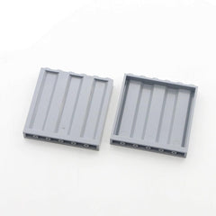 Pasacho 24-piece wall bricks grey fits cars, houses, and model projects.